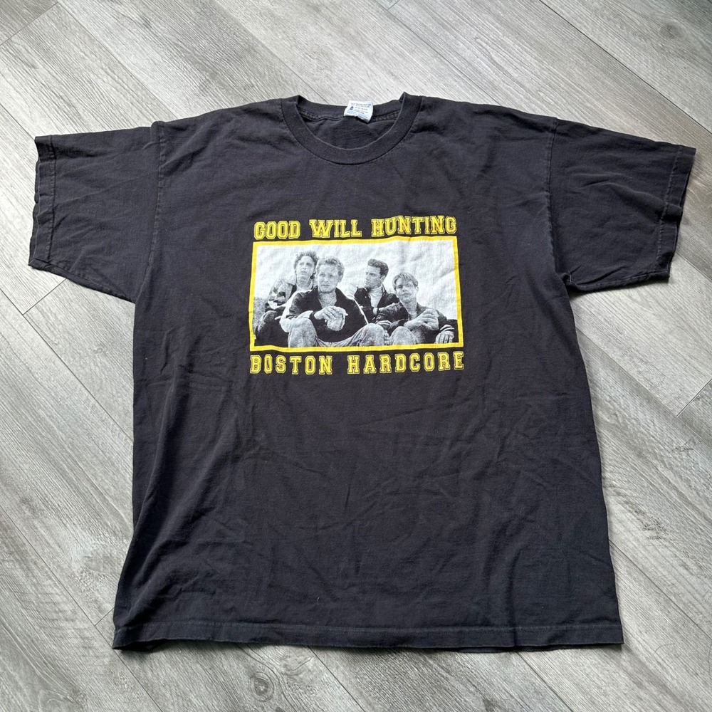 Good Will Hunting Movie Promo T-Shirt Black Size 2XL Bayside USA REPRINT